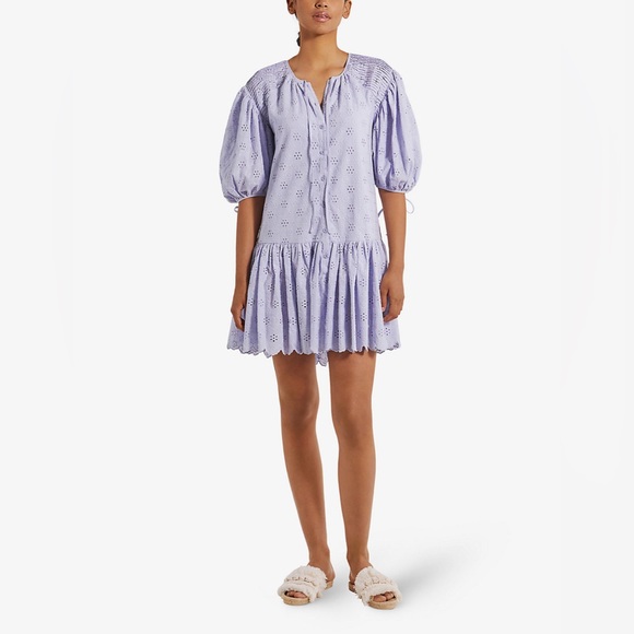 By Malina Dresses & Skirts - NWT BY MALINA Allegra broderie anglaise cotton mini dress